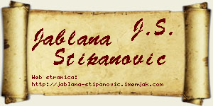 Jablana Stipanović vizit kartica